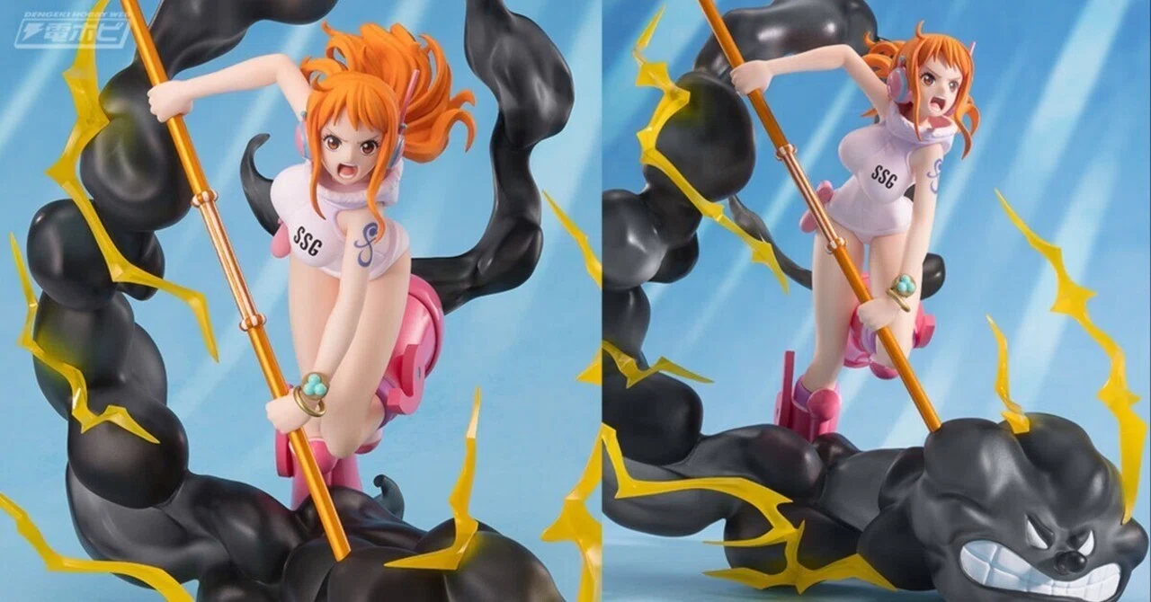 ワンピース』未来服Ver.のナミが躍動感溢れるポーズでフィギュア化 