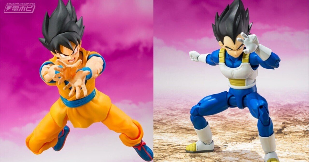 ドラゴンボールDAIMA』孫悟空とベジータがS.H.Figuartsでフィギュア化