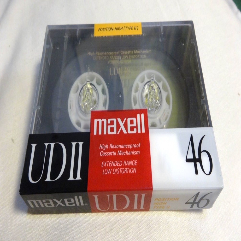 📼 カセットテープな時代#005 ｜ maxell, UD II（2代目）, TYPE2, 1987