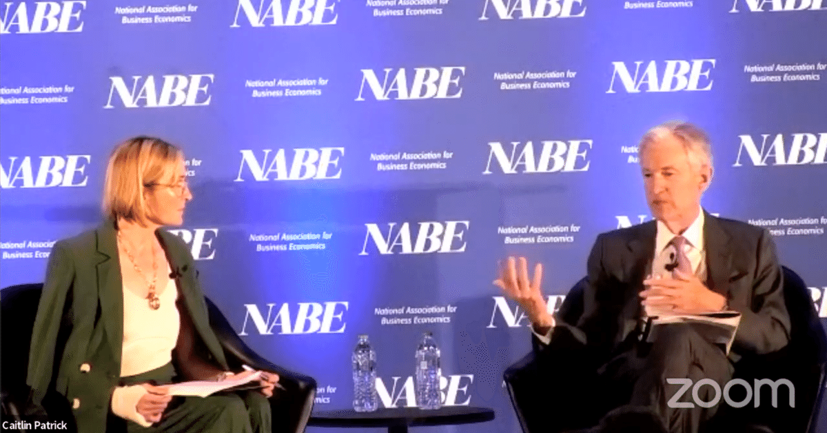66th NABE Annual Meeting Luncheon Address A View from the Federal