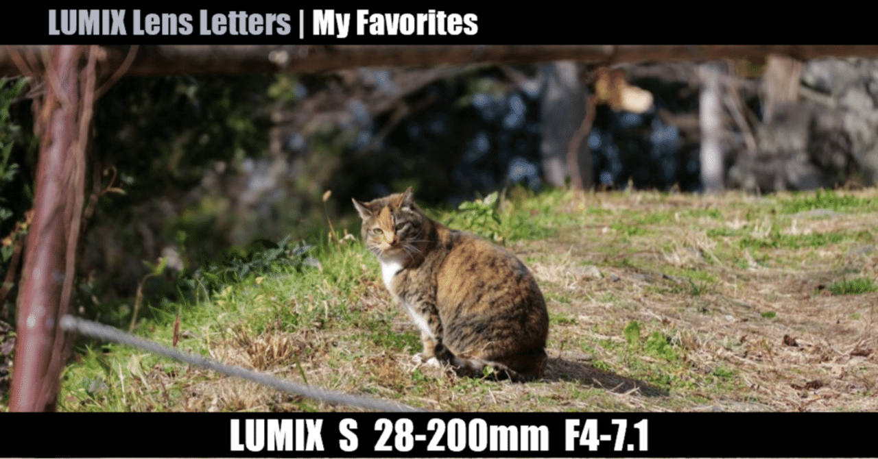 【極美品】LUMIX S 28-200mm F4-7.1 MACRO ※おまけ付 LUMIX S 28-200mm F4-7.1 MACRO O.I.S.』が良すぎた！ SIGMA fp