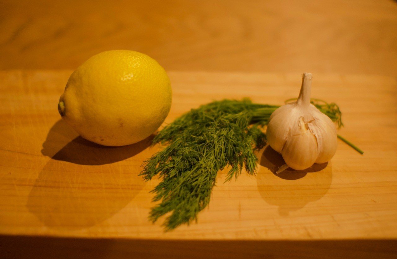 レモンとディルのパスタ Yasuaki Kato Note