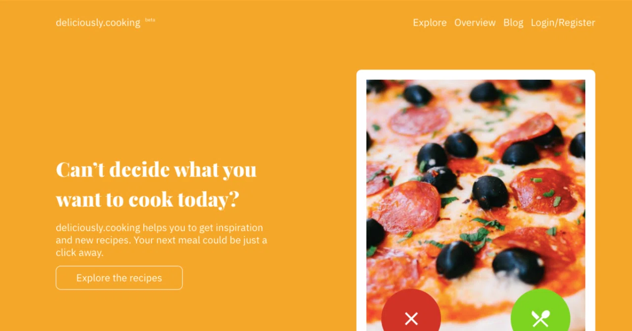 Tinderのようにレシピを見つける『deliciously.cooking』｜磯部俊哉