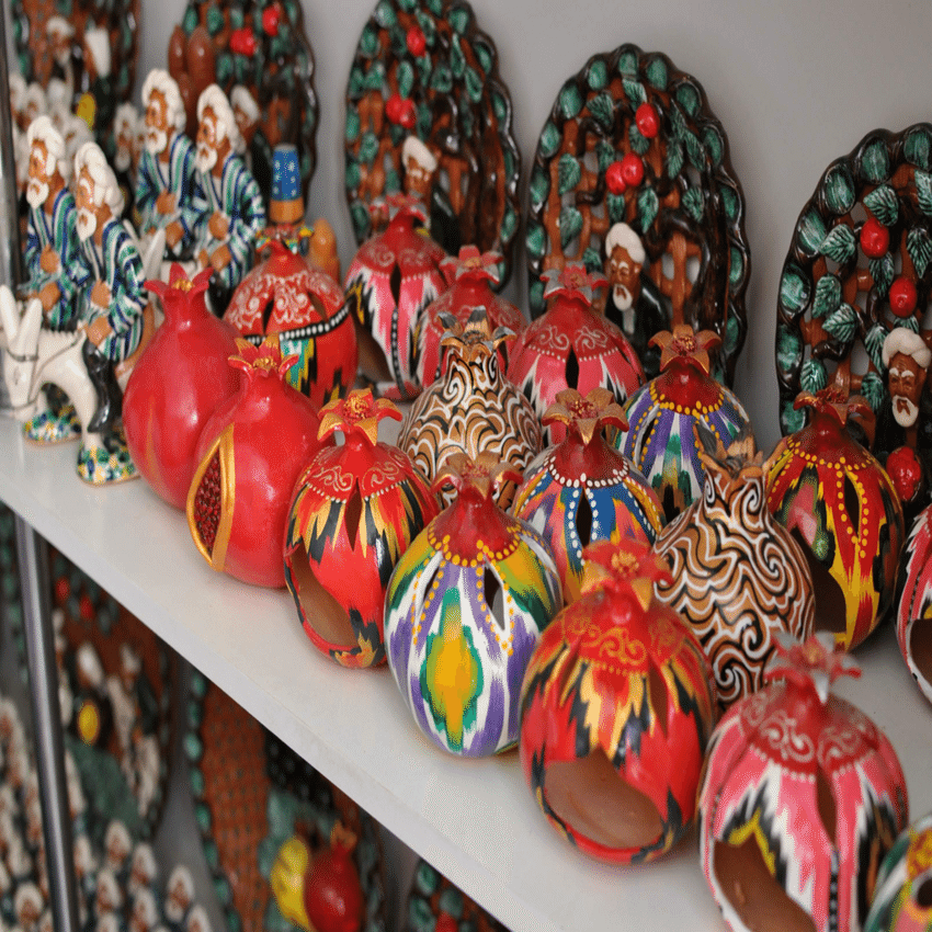 ウズベキスタン 18枚セット ウズベキスタンのお土産 ～マグネット・タイル・置物・魔除け