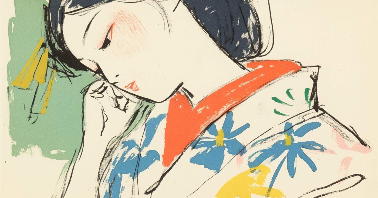 竹久夢二 みちゆき 木版画　大正八年 竹久夢二 「みちゆき」 | | アトリエ・ブランカ