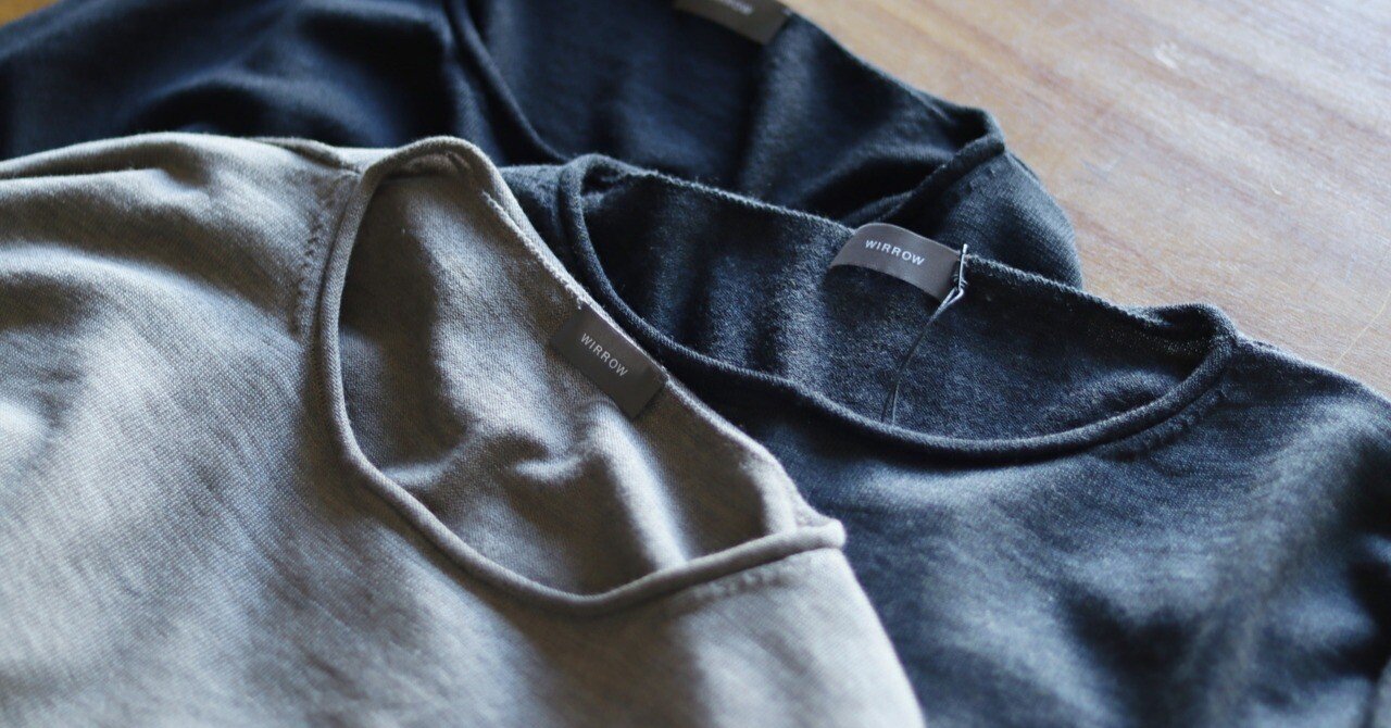 ロンTEEみたいに着られるニットが欲しかったんだ。｜dimple_yamagata