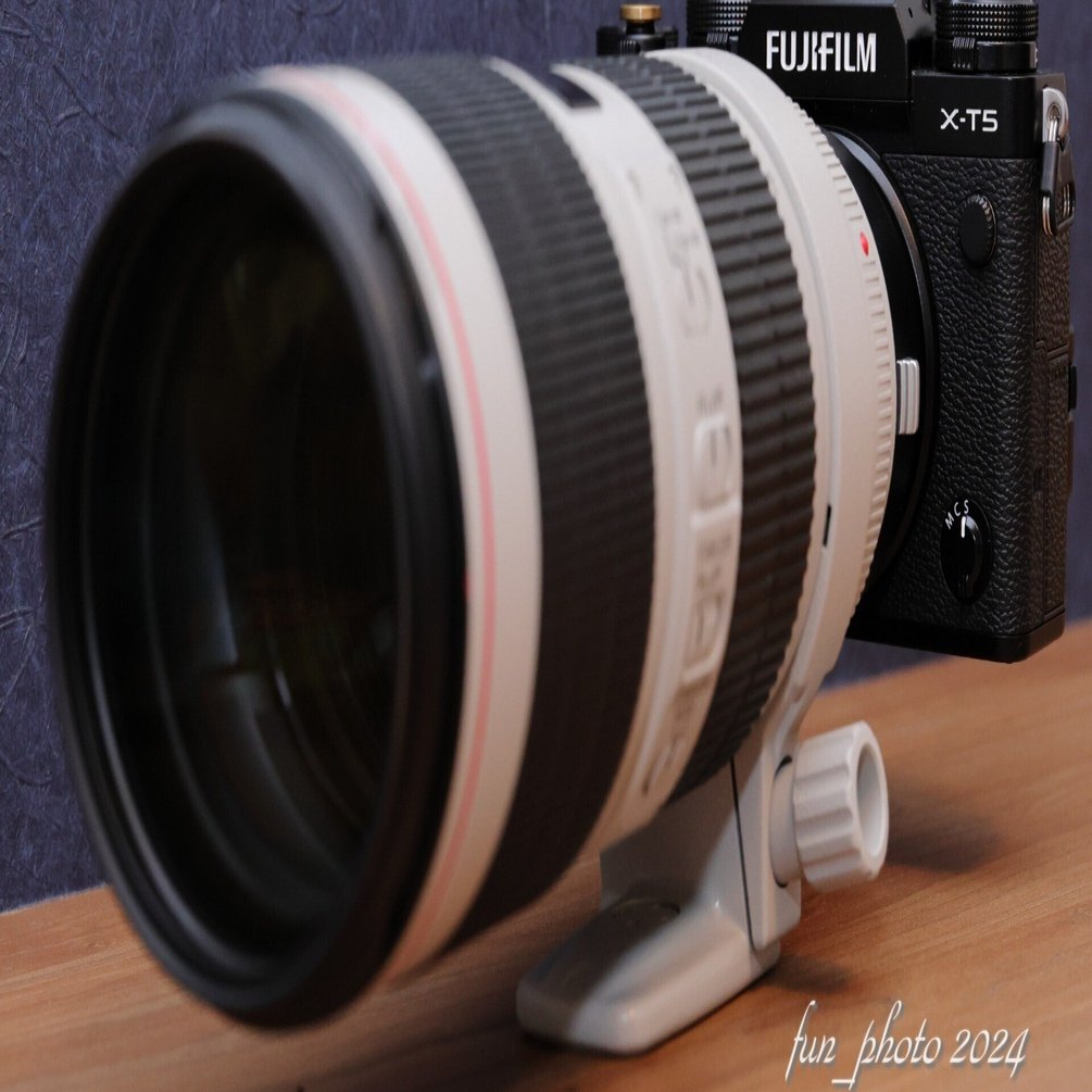 X-T5 と EF70-200mm F2.8L IS III USM｜fun_photo