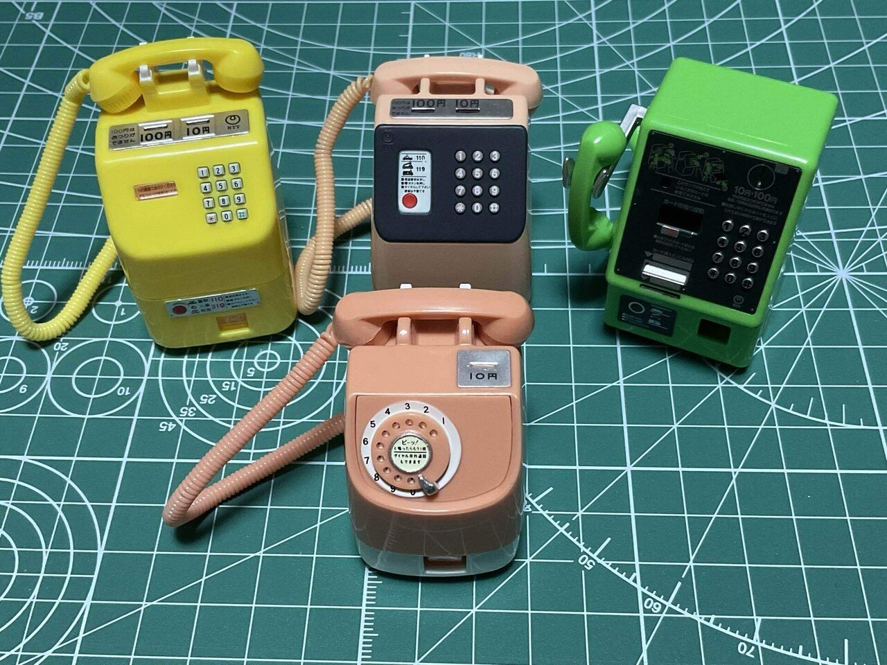 H67希少品 動作品✨ CROSLEYレッドダイヤル式公衆電話 コレクション