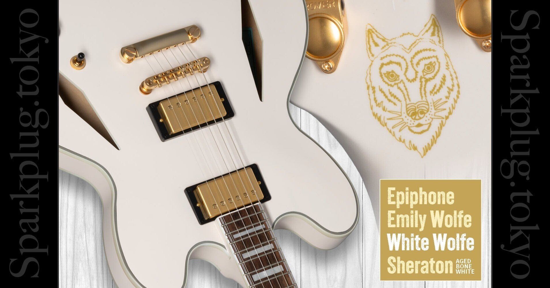 ダイヤモンド・サウンドホールが印象的な、エピフォン「エミリー ダイヤモンド・サウンドホールが印象的な、エピフォン「エミリー