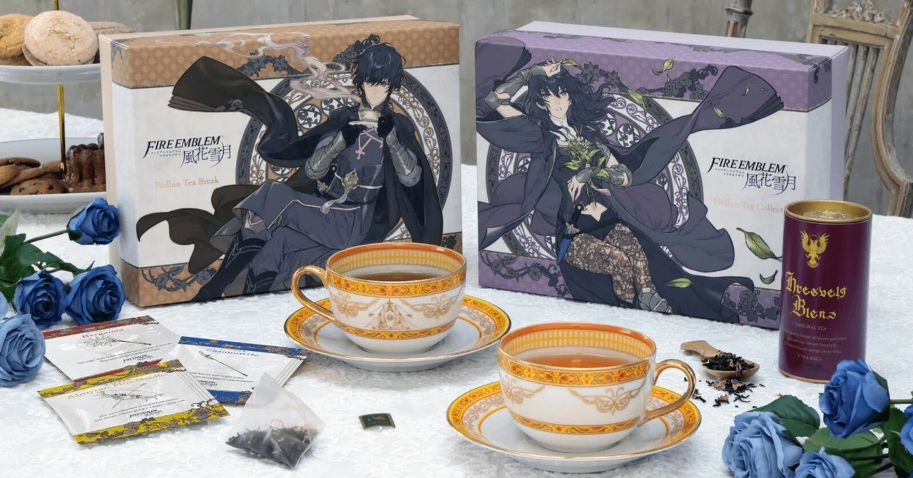 ファイアーエムブレム　風花雪月　ルピシア　ティーセット　紅茶缶　カップ　ソーサー FE風花雪月】紅茶セットを飲み切った感想｜なおすけ
