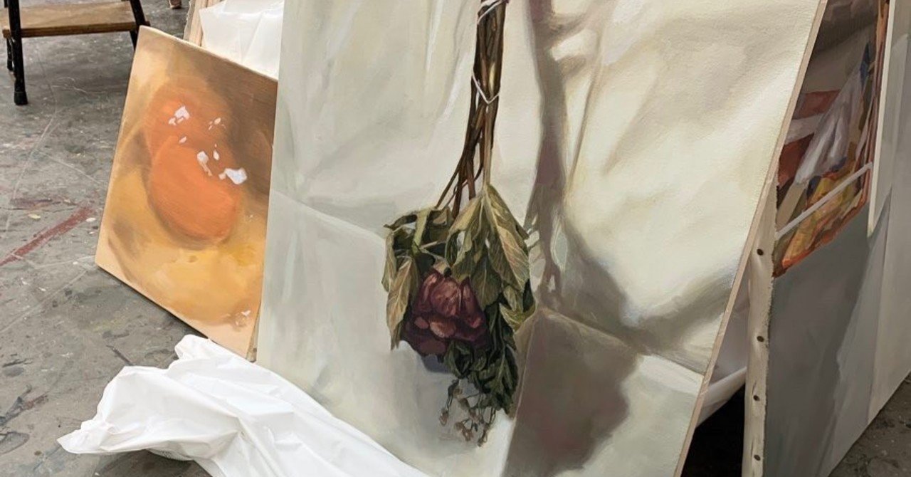 混合技法・静物メイキング｜野々原