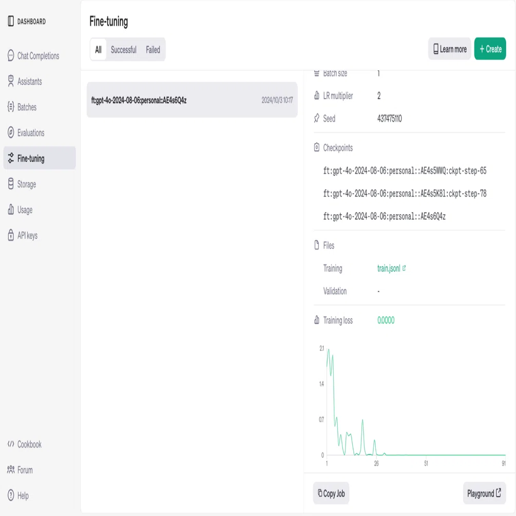 OpenAI API の Vision Fine-Tuning を試す｜npaka