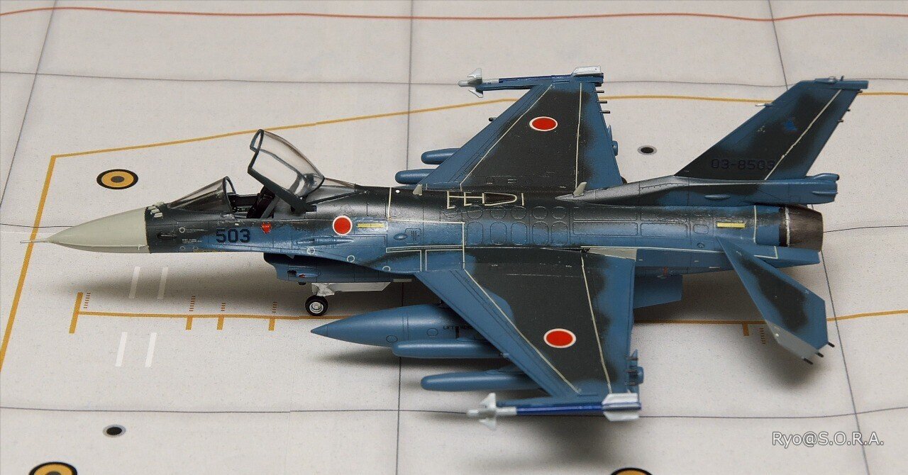 プラモデル製作記 ハセガワ 1/72 三菱 F-2A/B｜Ryo@S.O.R.A.