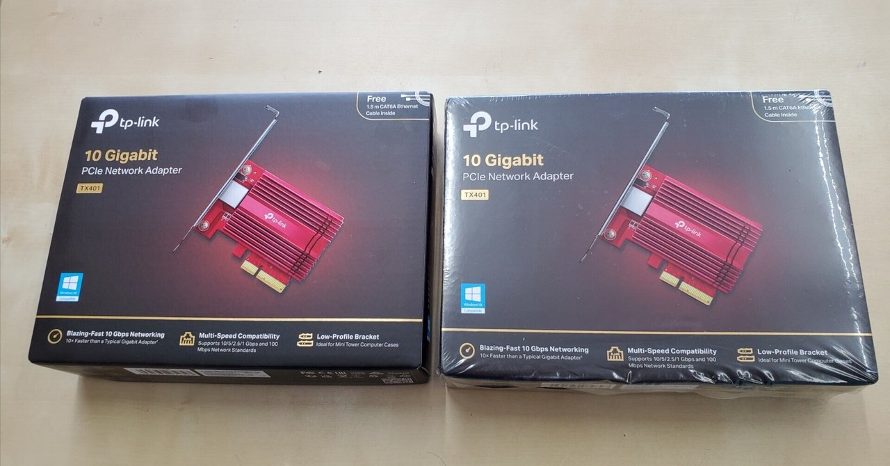 【新品】TP-LINK TP-Link 10Gbps LANカー同梱 TP-Link 10Gbps LANカード PCI-E アダプター ネットワークカード TX401