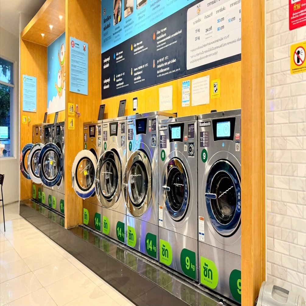 タイ]おしゃれコインランドリー「Otteri」の利用の仕方｜Yu-ki