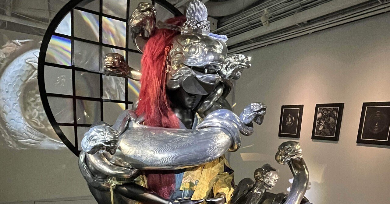 落合陽一個展「昼夜の相代も神仏：鮨ﾇﾙ∴鰻ドラゴン｜カンナ｜を