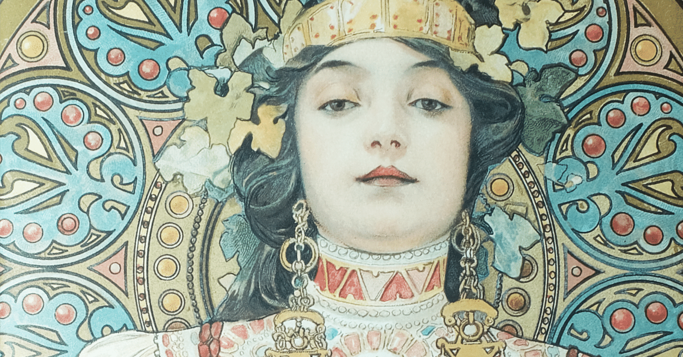 アルフォンス・ミュシャ『ブルーズ・アダンクール』版画 93/300 アルフォンス・ミュシャ『ブルーズ・アダンクール』版画 93/300