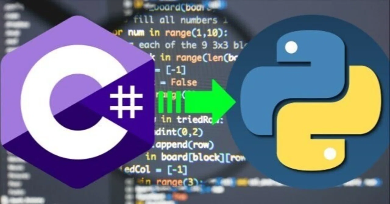 C# 学習をお休みしてPythonに切替え予定｜大和 司