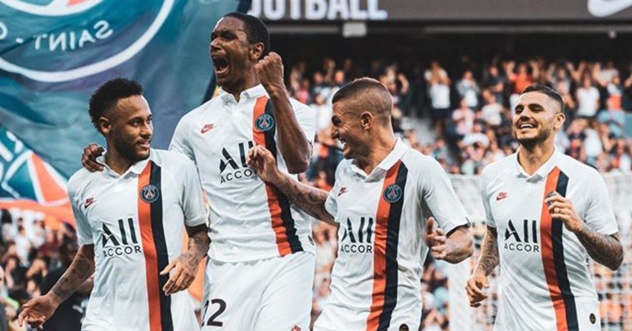 正規品　選手支給用　PSG 19-20 ホーム　ムバッペ　CL仕様　MERCI付 NIKE パリサンジェルマン 19/20 ユニフォーム ホーム 半袖 レプリカ