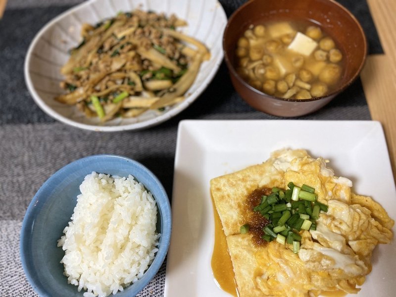 11 3 たび家の晩御飯 とろとろ卵のっけ豆腐ステーキ ごぼうとひき肉の中華風きんぴら なめこの味噌汁 白ご飯 はぐくみ専門家 1300冊 絵本マイスター 130公園制覇 Life Lighter 田平貴洋 Note 11 3 たび家の晩御飯 とろとろ卵のっけ豆腐ステーキ ごぼうとひき肉の中華風きんぴら なめこの味噌汁 白ご飯 はぐくみ専門家 1300冊 絵本マイスター 130公園制覇 Life Lighter 田平貴洋 Note