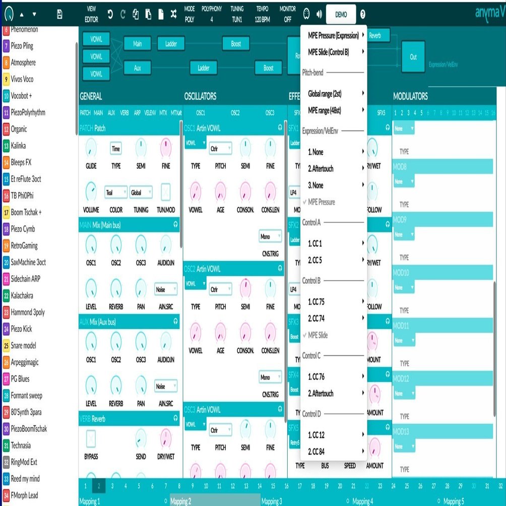 WS音源探訪メモ] Aodyo Anyma V｜Windsynth workbook