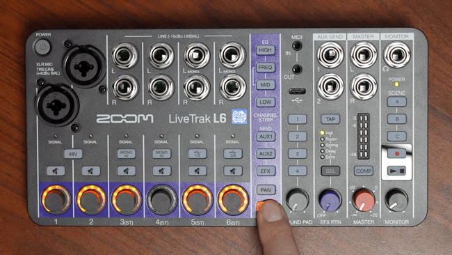 【超美品】Zoom LiveTrak L6 インターフェース ZOOM LiveTrak L-6 | 世界初のデュアルAD回路と32bitフロート
