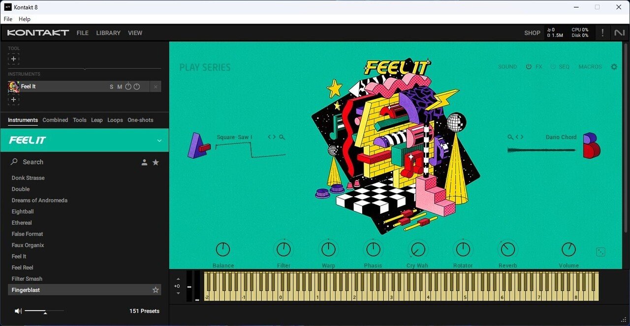 DTM】サンプラー「KONTAKT」用のNativeInstruments純正音源「Play