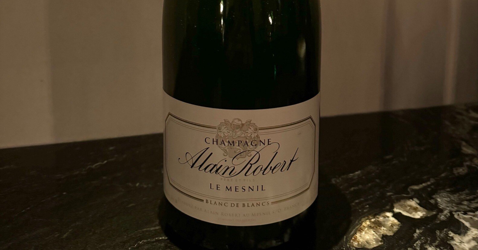 紳士に抱かれたい。Alain Robert Le Mesnil Blanc de Blancs 1989