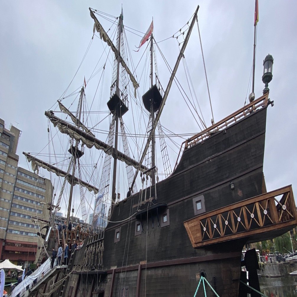 テムズ川にスペインのガレオン船がやってきた！｜のん子@ロンドン在住