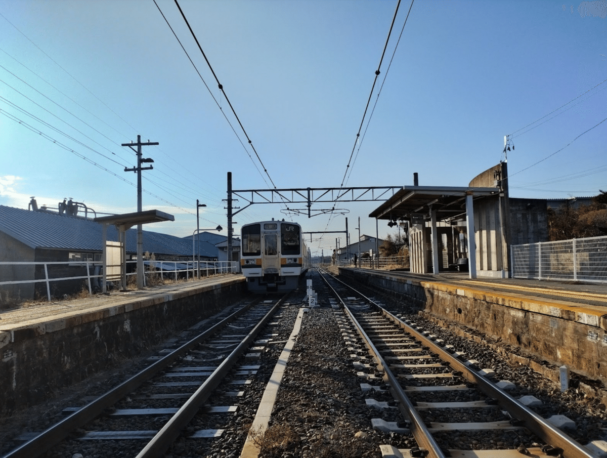 飯田線各駅訪問】76 伊那福岡駅｜線路と鹿