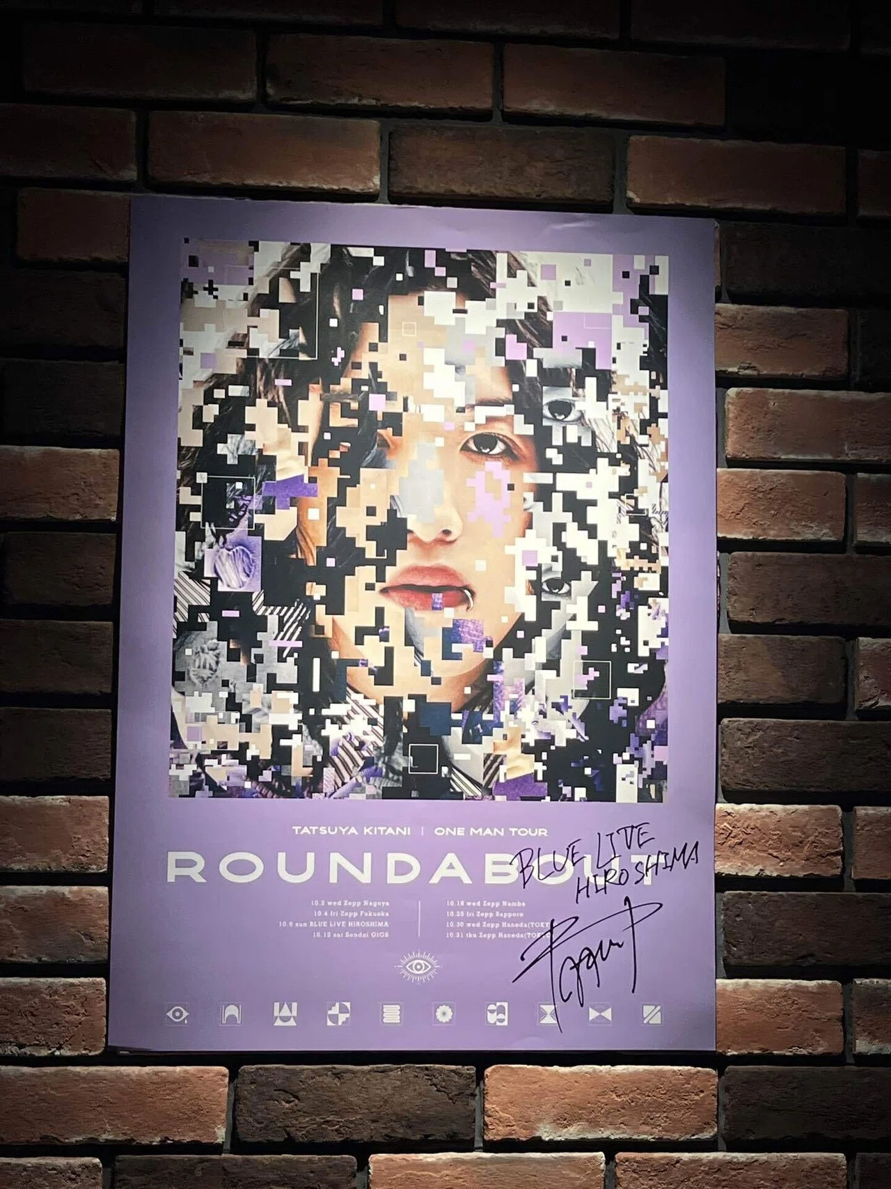 <サイン入り>キタニタツヤ ポスター ROUNDABOUT キタニタツヤ official website
