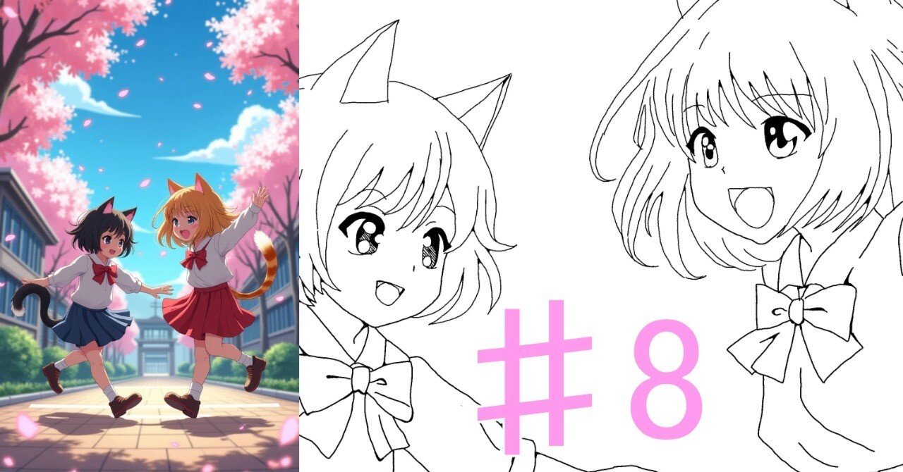 色鉛筆画「耳を傾ければSilent nightほら聴こえる」「秋めく」原画 猫 色鉛筆画「耳を傾ければSilent nightほら聴こえる」「秋めく」原画 猫