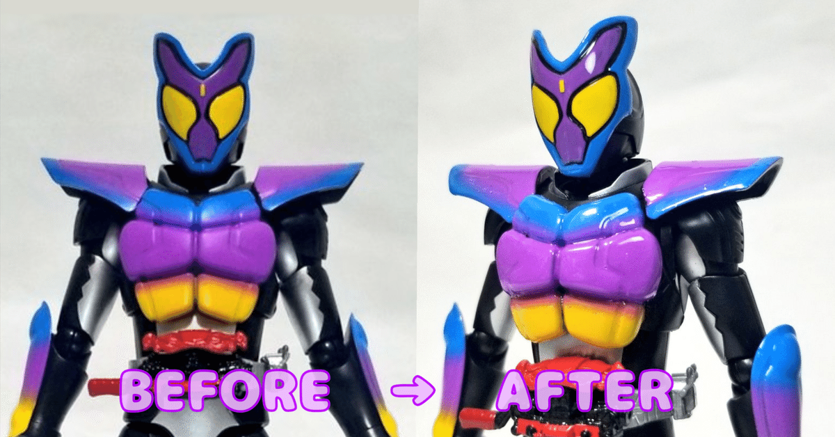 百均だけで『仮面ライダーアクションフィギュア ガヴ』を