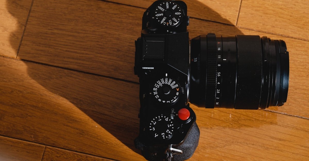 富士フイルムのカメラのシャッターボタン ソフトレリーズをつけ