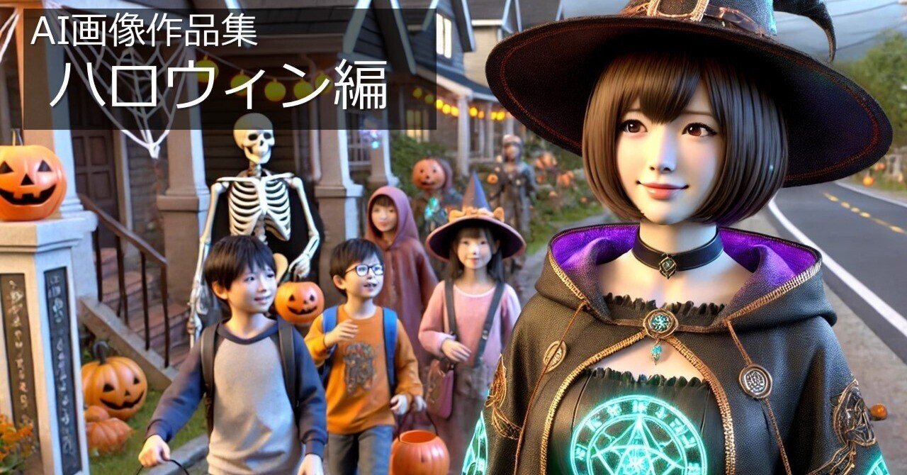 AI画像作品集「ハロウィン編」｜ならなすお