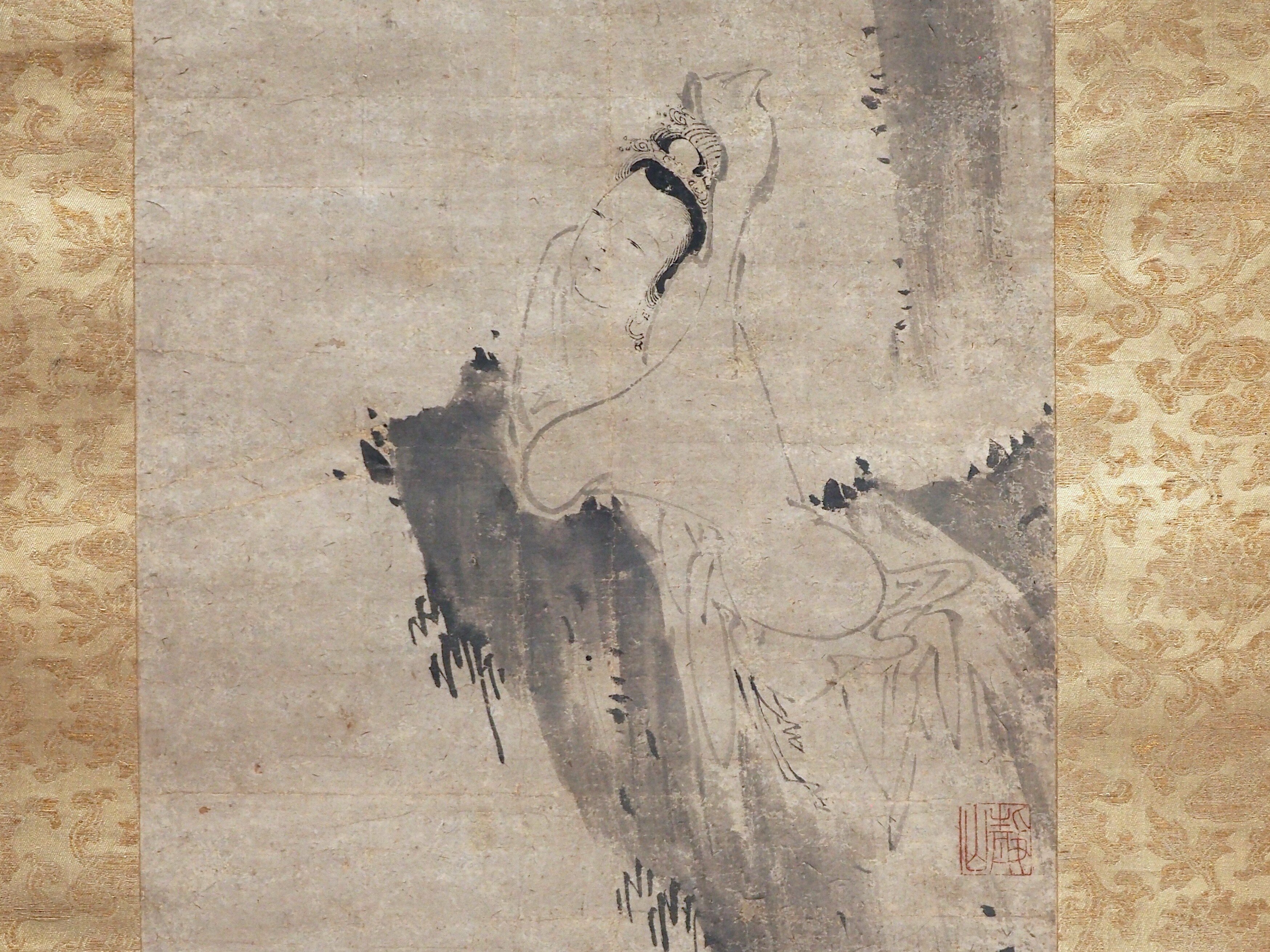 アンニュイな表情の《白衣観音図》 黙庵霊淵（もくあんれいえん