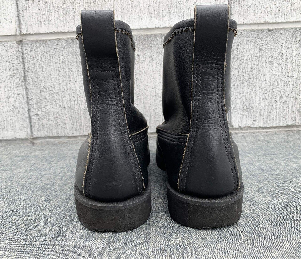 新品 ラッセルモカシン ノックアバウト？ 黒 5ハーフE USA製 boots 新品 ラッセルモカシン ノックアバウト？ 黒 5ハーフE USA製 boots