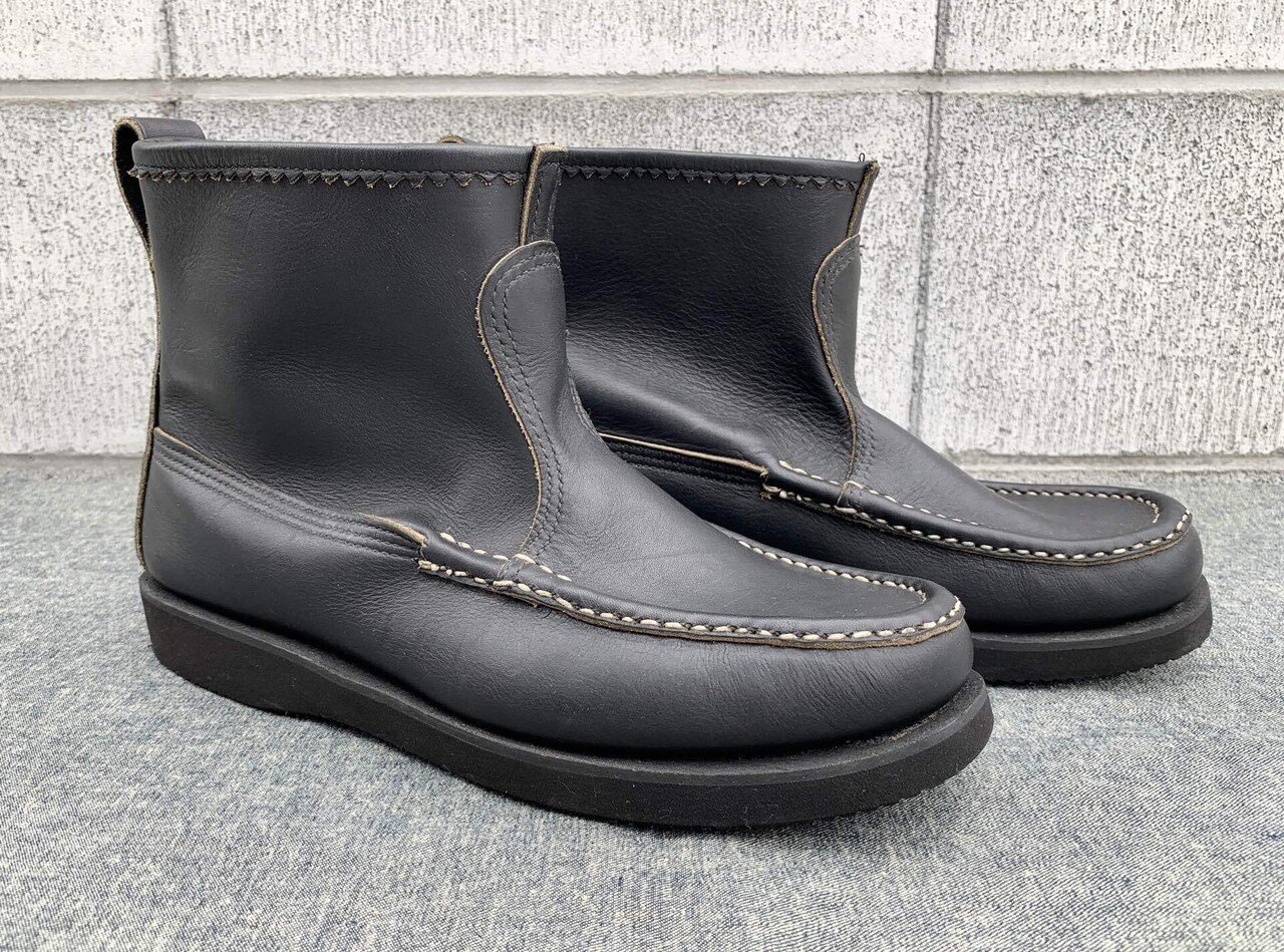 ラッセルモカシン ノックアバウト ブラック｜NAOSHIYA CUSTOM