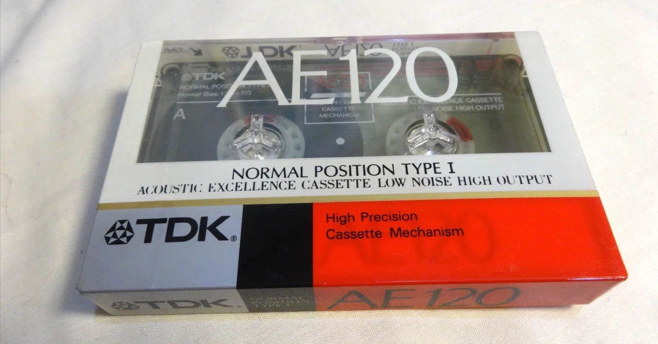 📼 カセットテープな時代#010 ｜ TDK, AE120, TYPE1, 1990年頃｜たい