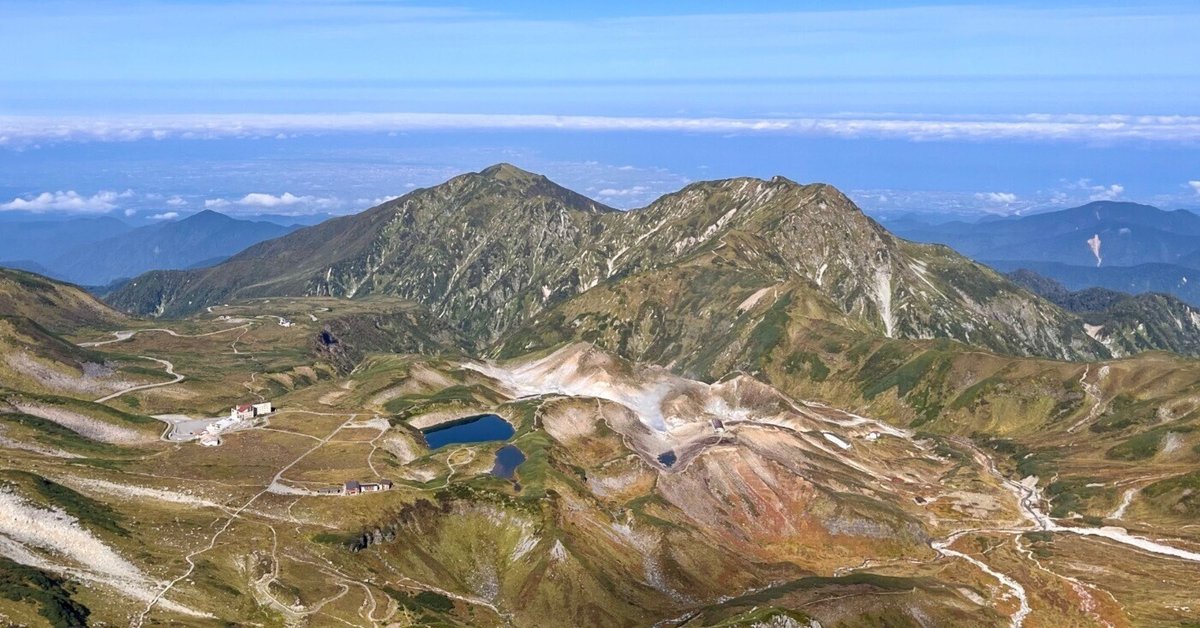 絶対一番安い 後立山連峰と特急あずさ号 （ソロ登山立山 山岳風景 風景画 絵画 絵画