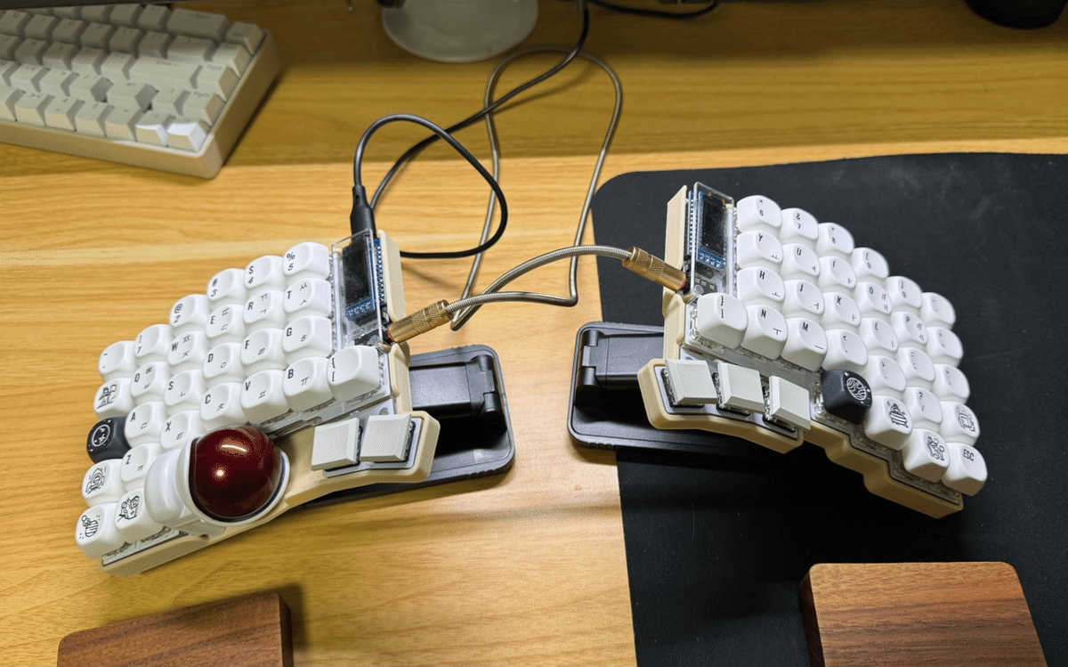 Keyballのトラボケースをベアリングにしよう｜Naoki |電電猫猫
