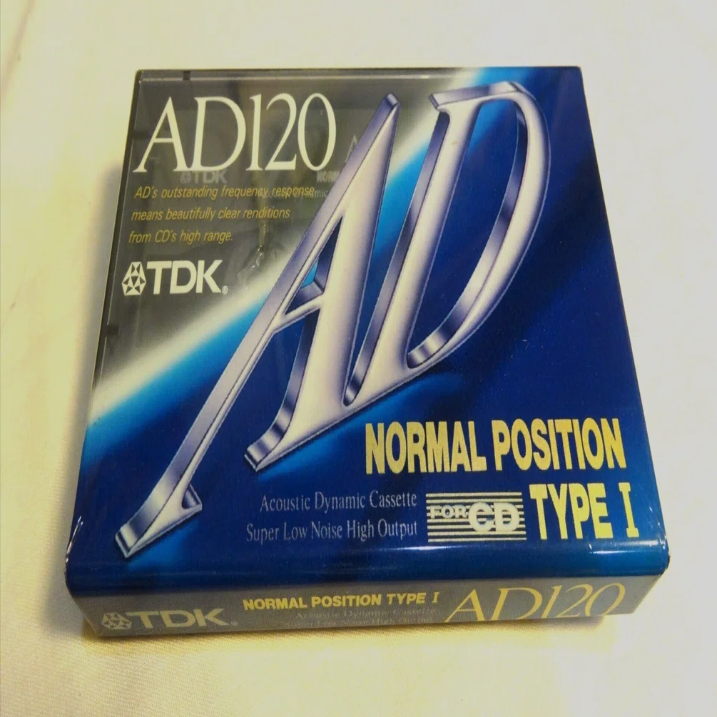 📼 カセットテープな時代#010 ｜ TDK, AD120, TYPE1, 1992年頃｜たい