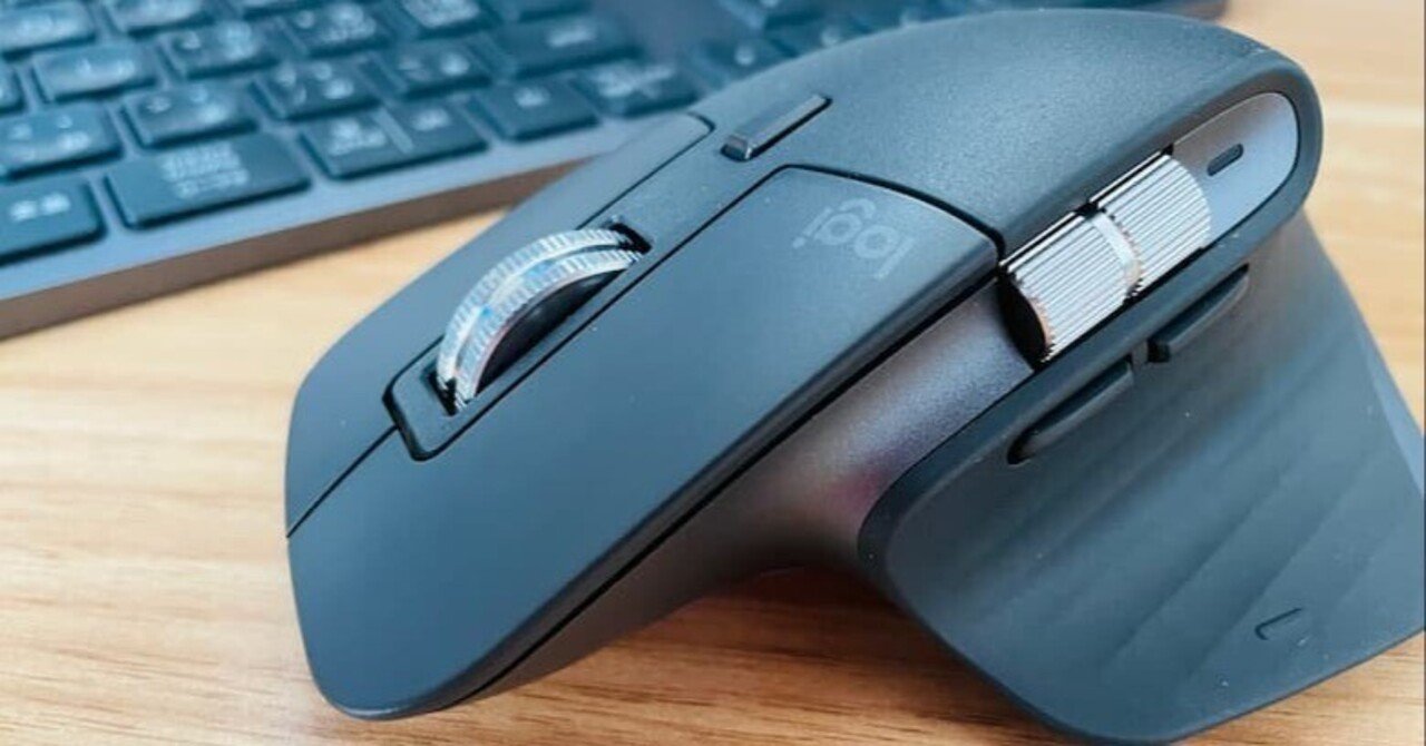 MX Master 3S レビュー。クリック音を気にせずガッツリ作業したい