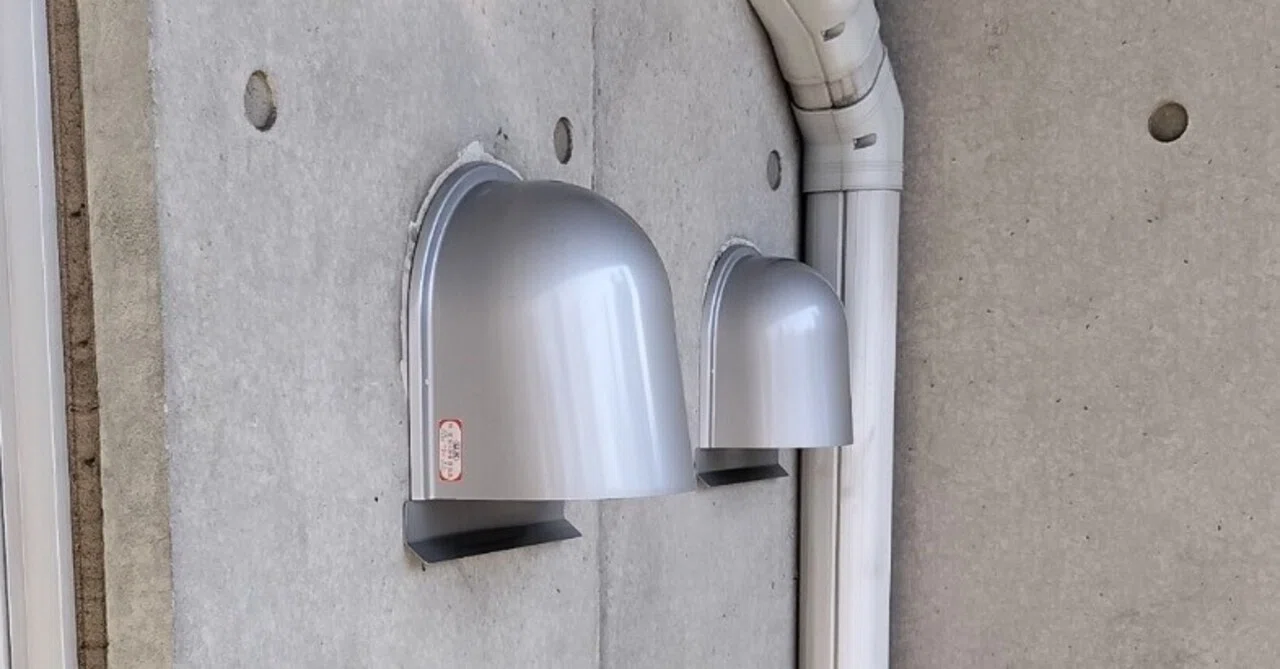 引っ越した部屋の壁が汚れていたので換気口(ガラリ)を交換した|ふうこ