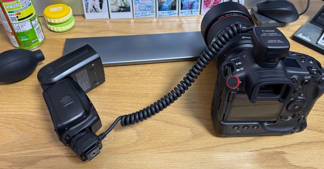 Canon ストロボ　オフカメラシューコード OC-E4A ストロボ オフカメラシューコード OC-E4A：レンズ交換式カメラ