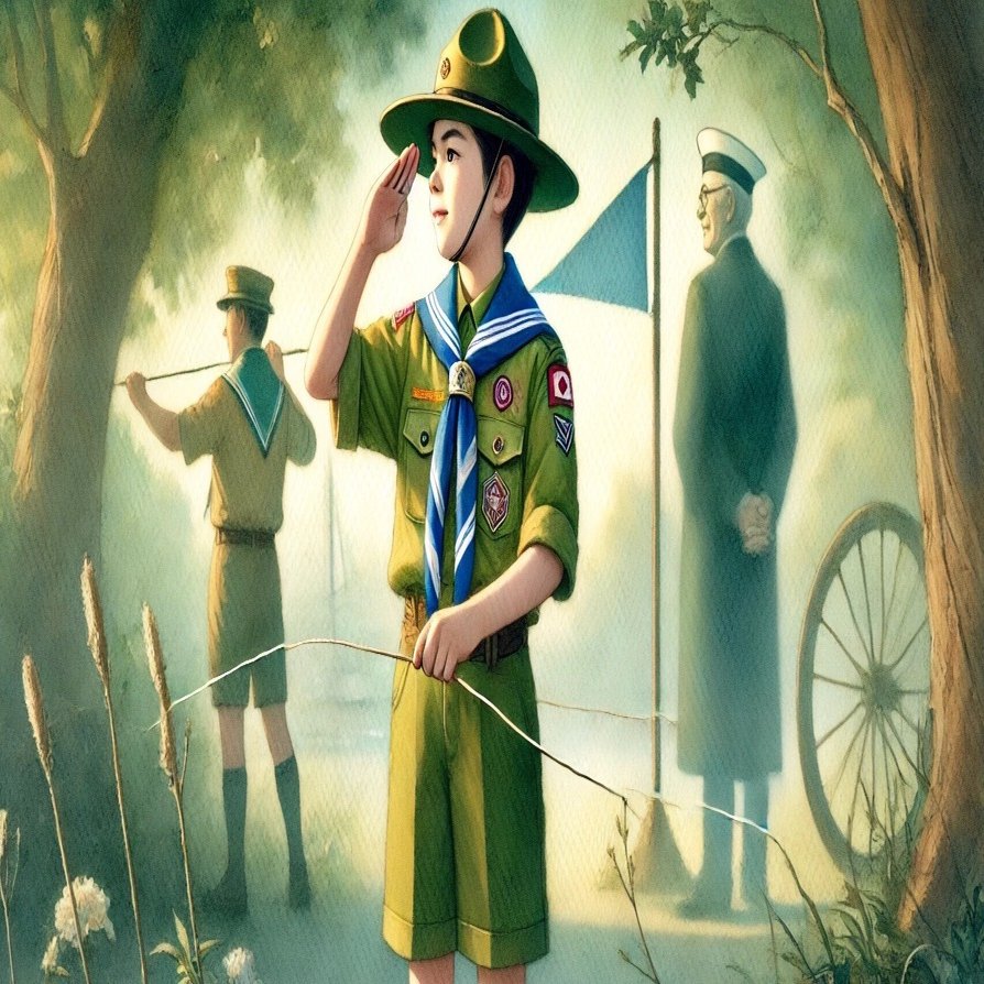 ボーイスカウトの手旗信号のオチ｜西田親生