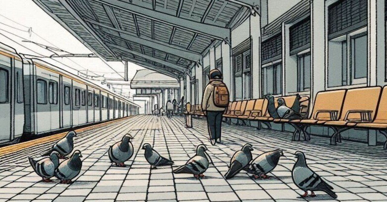 ハトと石畳｜ライトクラフト