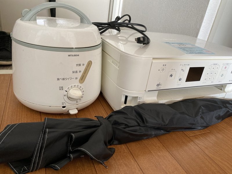 今日は色々捨てられる日 プリンターと炊飯器と傘を処分 川崎市のごみ収集事情の話など マナミ 手描きクリエイター Note