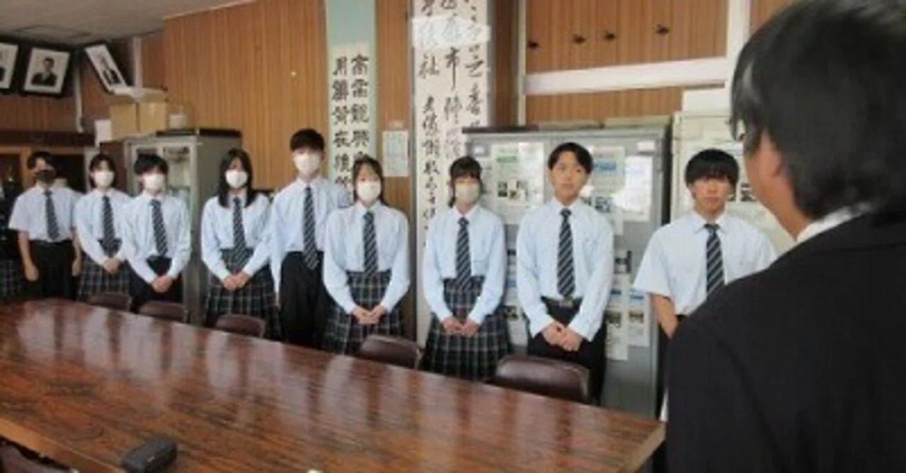 生徒会役員任命式が行われました。｜福島県立船引高等学校