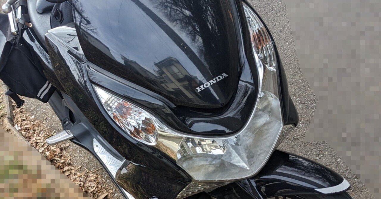 PCX 125 JF28 前期ESP無し事故現状車 PCX125【1】3度のフルモデル